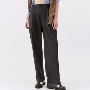 Urban Outfitters UO Helena Menswear Pants Black High Waited Trousers
